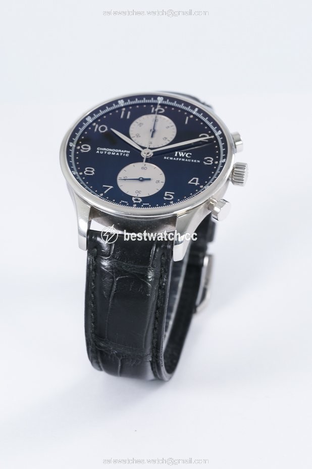 IWC Portuguese Chronograph Mens watch Unisex Automatic Steel IW371417 Replica 2
