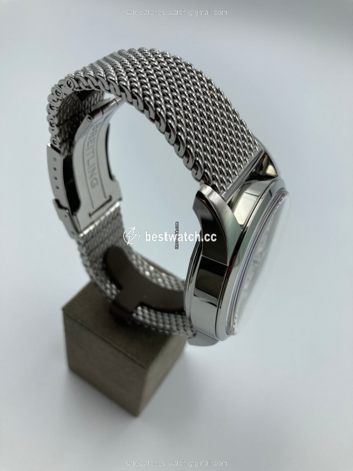 IMG_9085 Breitling Transocean Chronograph Unitime Mens watch Unisex Automatic Steel AB0510U0 A732 152A Replica 2