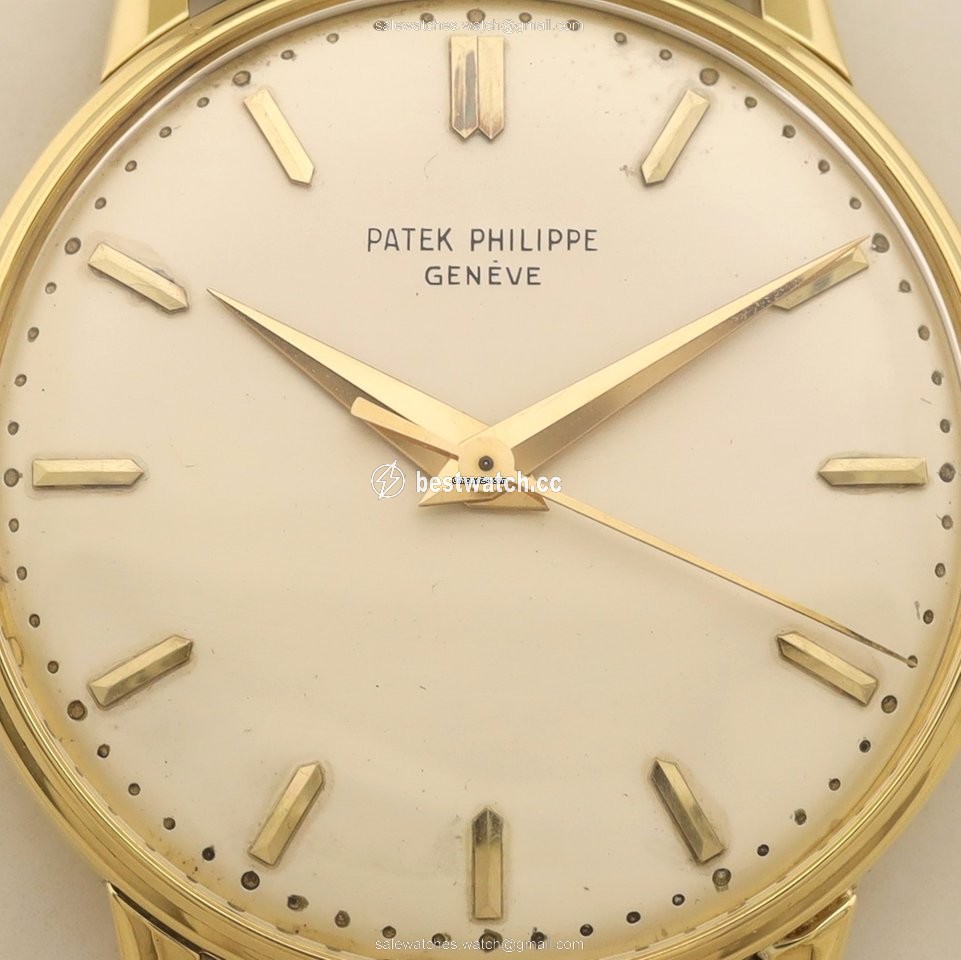 IMG_9085 Patek Philippe Calatrava Mens watch Unisex Manual winding Yellow gold 3411 Replica 2
