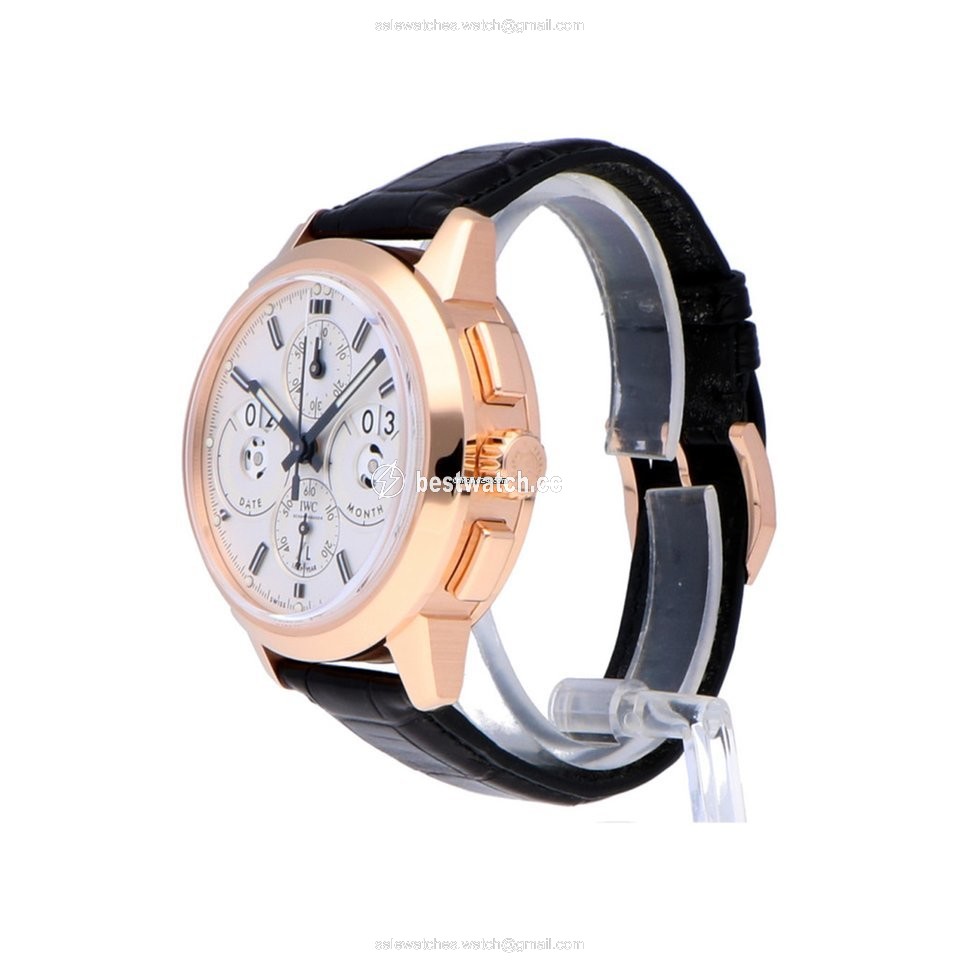IWC Ingenieur Perpetual Calendar Digital Date-Month Mens watch Unisex Automatic Red gold IW381701 Replica 2