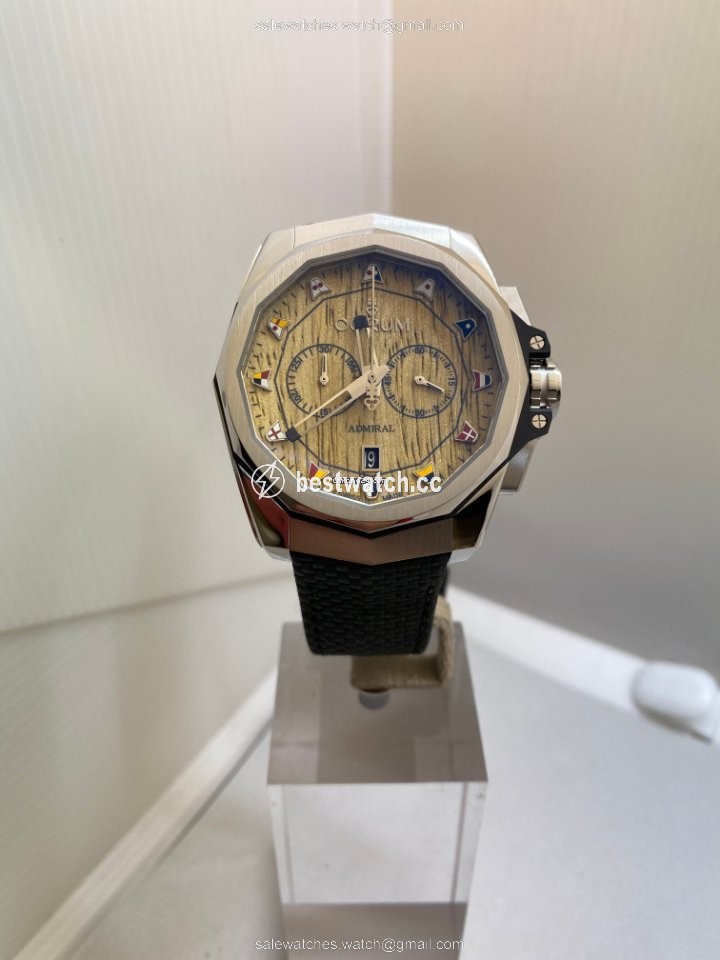 IMG_9085 Corum Admirals Cup AC-One Mens watch Unisex Automatic Steel 116.101.20 F249 TB20 Replica 2