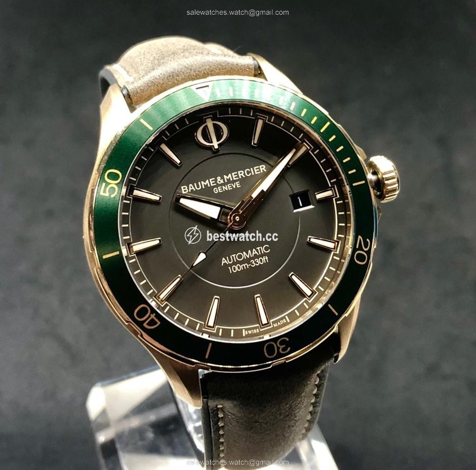 IMG_9085 Baume & Mercier Clifton Mens watch Unisex Automatic Bronze M0A10565 Replica 2