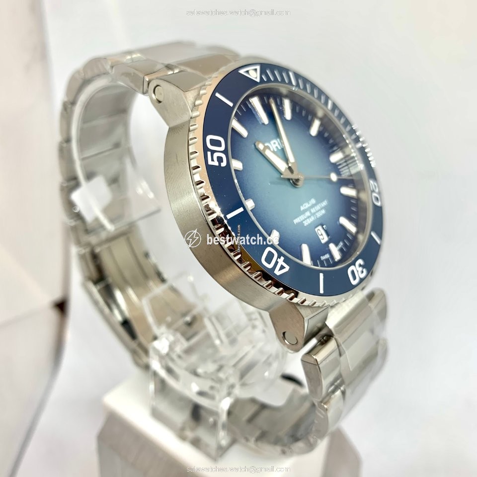 IMG_9085 Oris Aquis Date Mens watch Unisex Automatic Steel 01 733 7730 4175-Set Replica 2