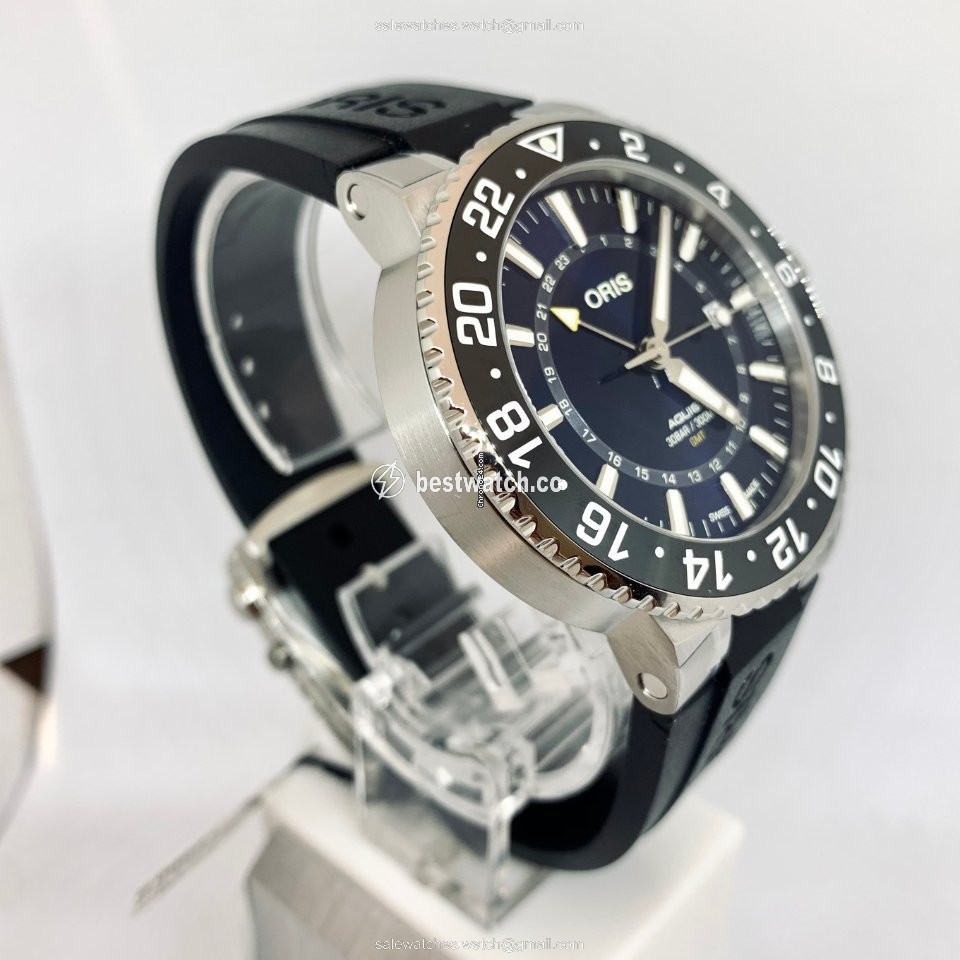 IMG_9085 Oris Aquis GMT Date Mens watch Unisex Automatic Steel 01 798 7754 4135-07 4 24 64EB Replica 2