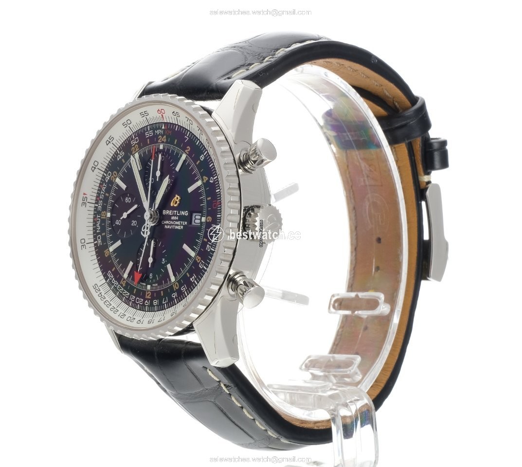 IMG_9085 Breitling Navitimer World Mens watch Unisex Automatic Steel A2432212 B726 760P Replica 2