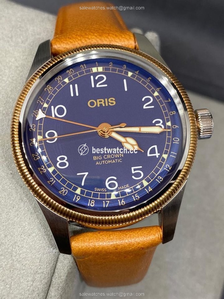 Oris Big Crown Pointer Date Mens watch Unisex Automatic Steel 01 754 7749 4365-07 5 17 66 Replica 2