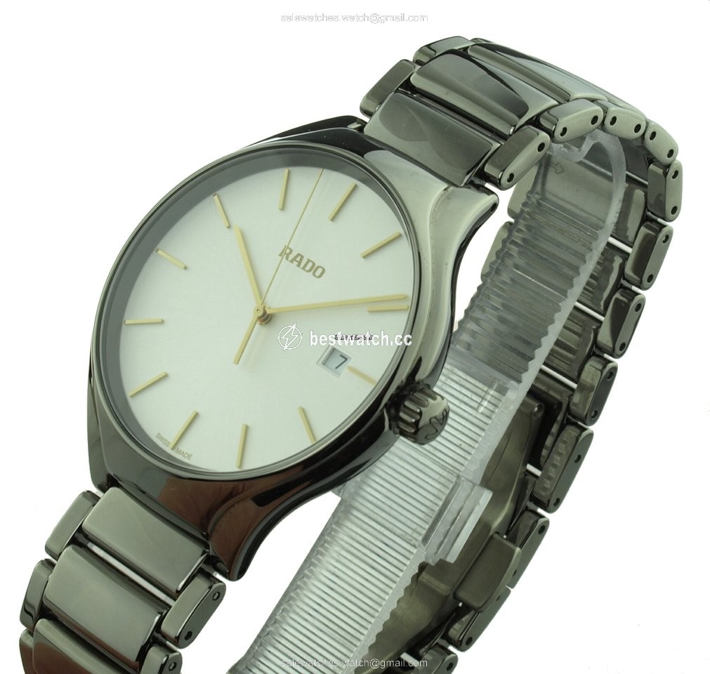 IMG_9085 Rado True Mens watch Unisex Quartz Ceramic R27239102 Replica 2