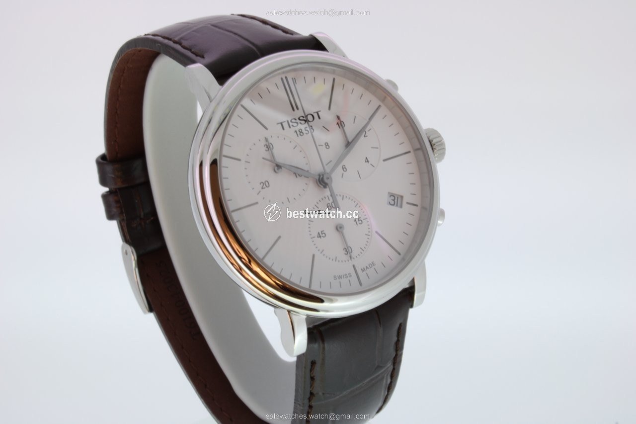 IMG_9085 Tissot Carson Mens watch Unisex Quartz Steel T122.417.16.011.00 Replica 2
