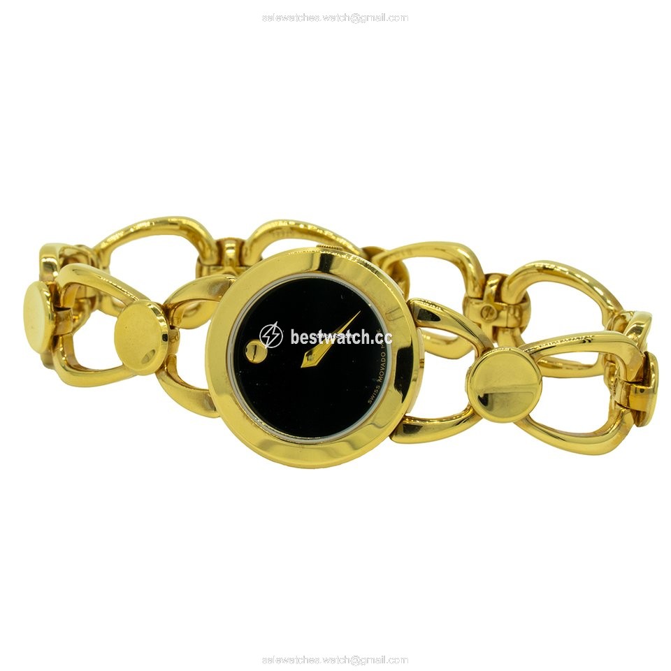 IMG_9085 Movado Womens watch Quartz Gold Steel 0606084 Replica 2