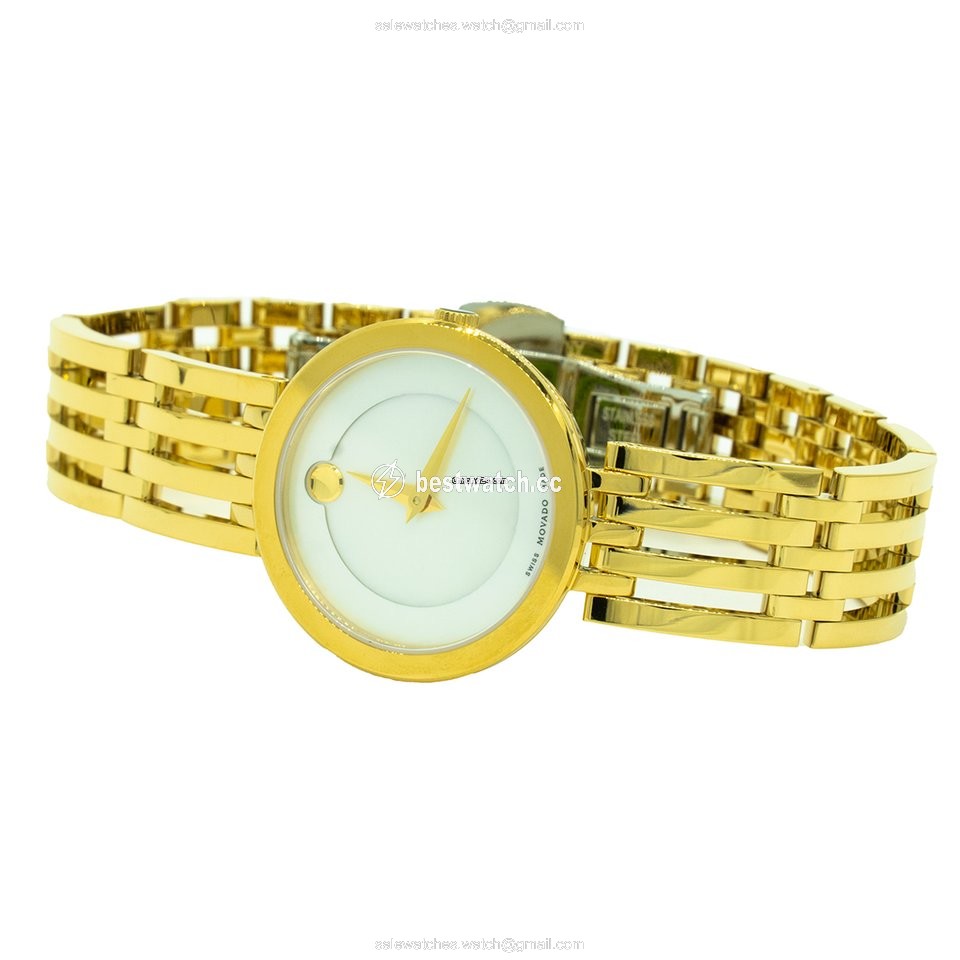 Movado Esperanza Womens watch Quartz Gold Steel 0607054 Replica 2