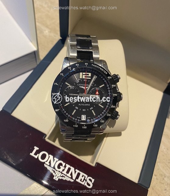 IMG_9085 Longines Admiral Mens watch Unisex Automatic Steel L3.667.4.56.7 Replica 2