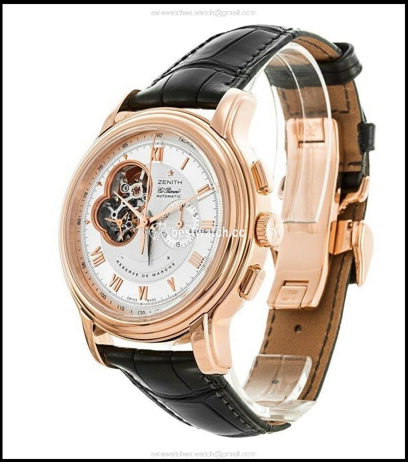 IMG_9085 Zenith El Primero Chronomaster Mens watch Unisex Automatic Rose gold 18.1260.4021.01.C505 Replica 2