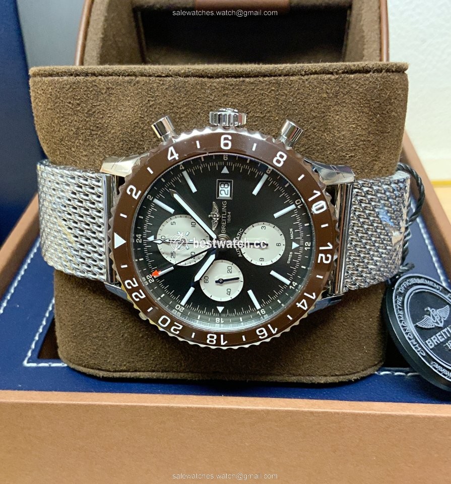 IMG_9085 Breitling Chronoliner Mens watch Unisex Automatic Steel Y2431033 Q621 Replica 2