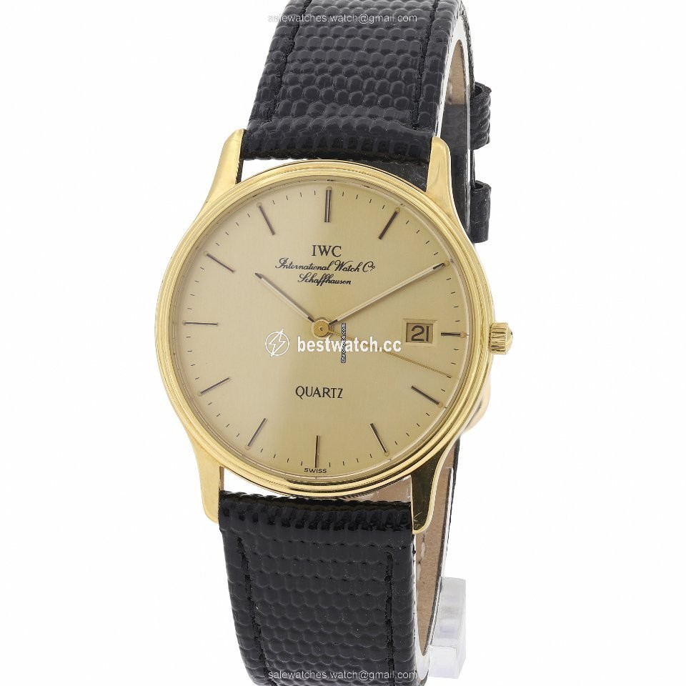IMG_9085 IWC Mens watch Unisex Quartz Yellow gold 3334 Replica 2