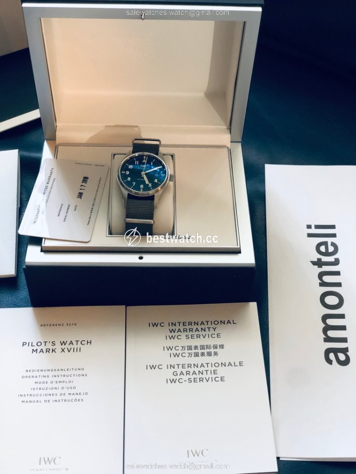 IMG_9085 IWC Pilot Mark Mens watch Unisex Automatic Steel IW327007 Replica 2