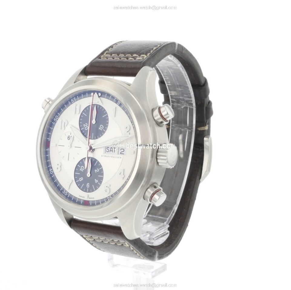 IMG_9085 IWC Pilot Double Chronograph Mens watch Unisex Automatic Steel 371806 Replica 2