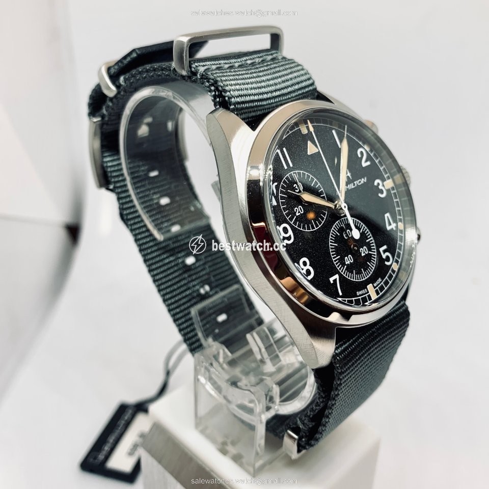 Hamilton Khaki Pilot Pioneer Mens watch Unisex Quartz Steel H76522931 Replica 2