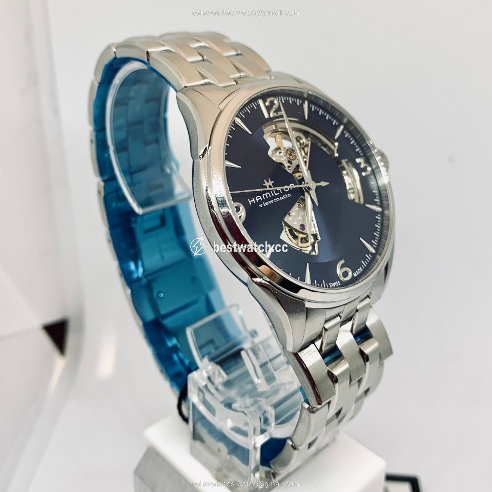 Hamilton Jazzmaster Open Heart Mens watch Unisex Automatic Steel H32705141 Replica 2