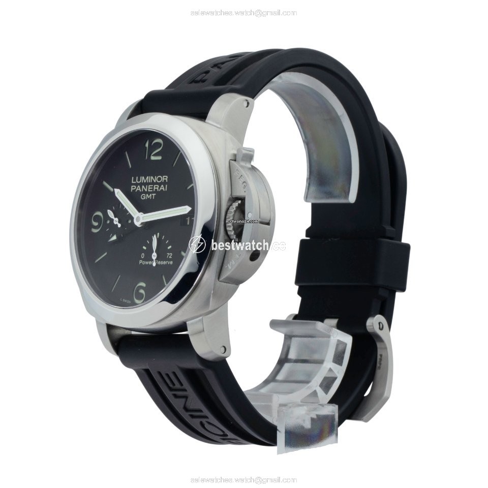 Panerai Luminor 1950 3 Days GMT Power Reserve Automatic Mens watch Unisex Automatic Steel PAM321 Replica 2