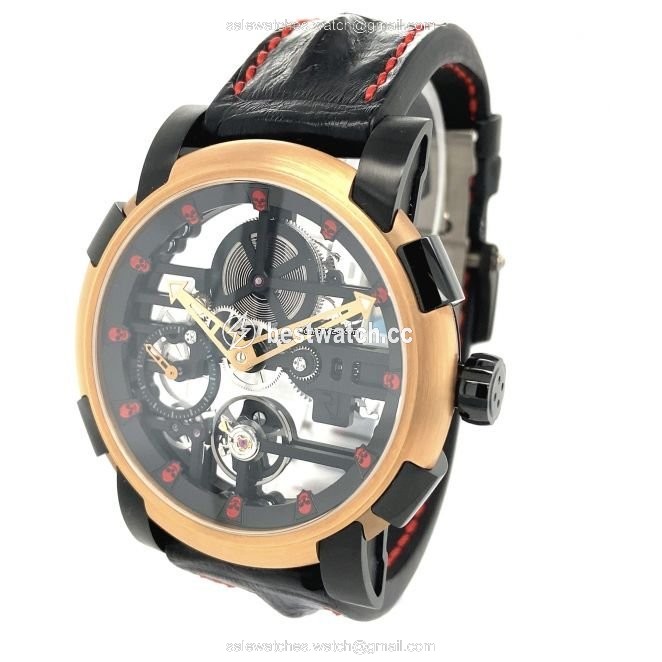 IMG_9085 Romain Jerome Moon-DNA Mens watch Unisex Manual winding Gold Steel RJ.M.AU.031.03 Replica 2