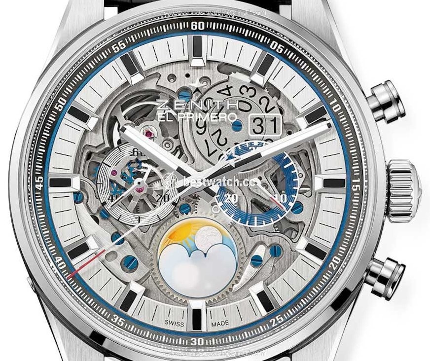 Zenith El Primero Chronomaster Mens watch Unisex Automatic Steel 03.2530.4047 78.C813 Replica 2