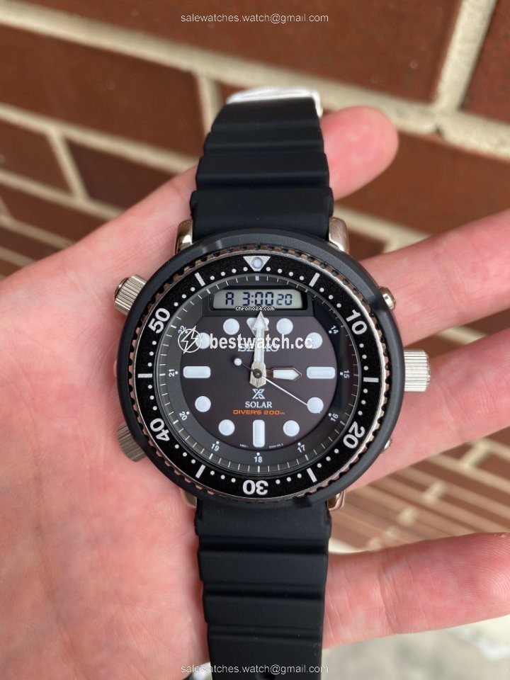 IMG_9085 Seiko Prospex Mens watch Unisex Quartz Steel SNJ025P1 Replica 2