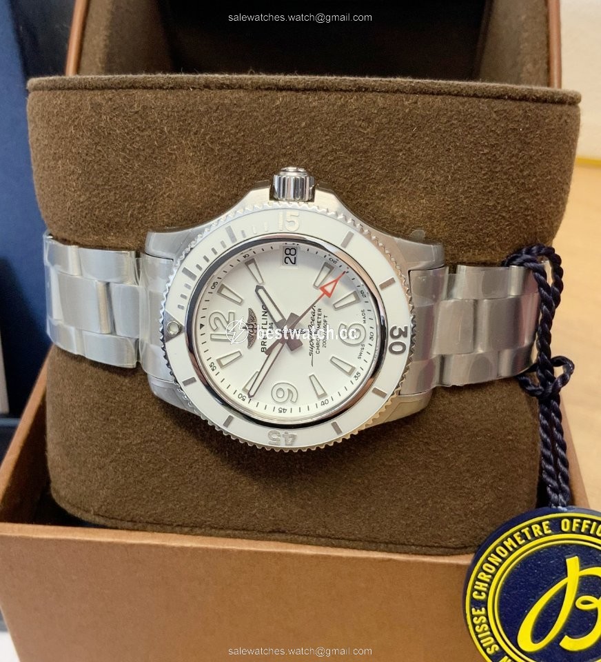 IMG_9085 Breitling Superocean Womens watch Automatic Steel A17316D21A1A1 Replica 2