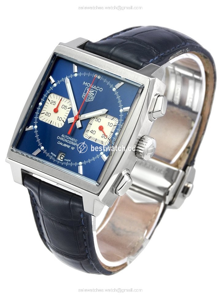 IMG_9085 TAG Heuer Monaco Calibre 12 Mens watch Unisex Automatic Steel CAW2111.FC6183 Replica 2