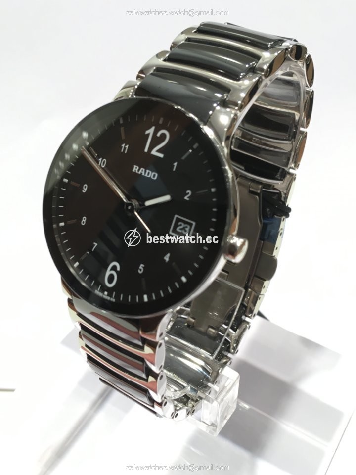 IMG_9085 Rado Centrix Mens watch Unisex Quartz Steel R30934152 Replica 2