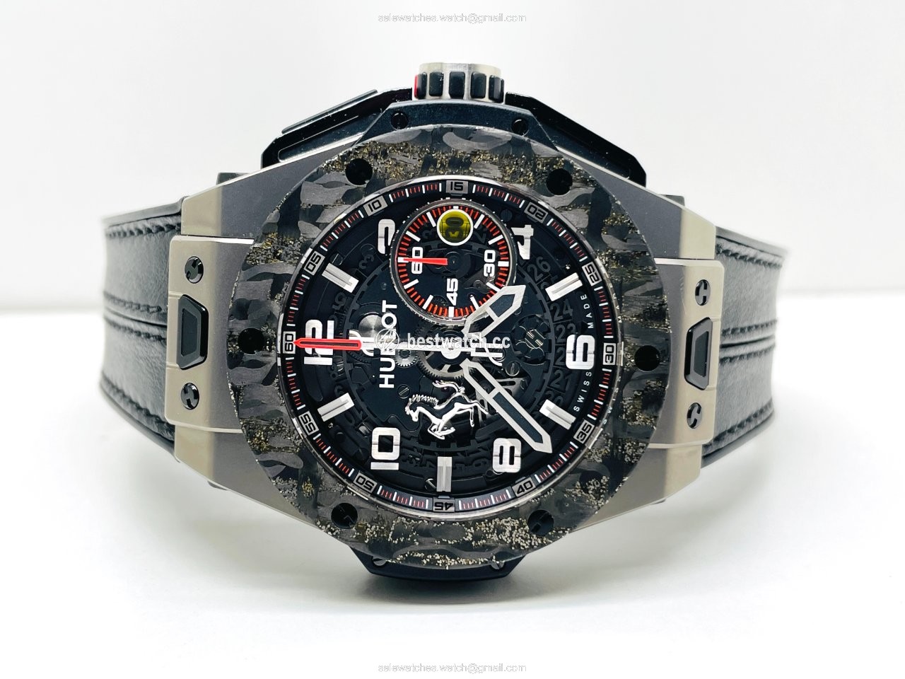 IMG_9085 Hublot Big Bang Ferrari Automatic Titanium 401.NJ.0123.VR Replica 2