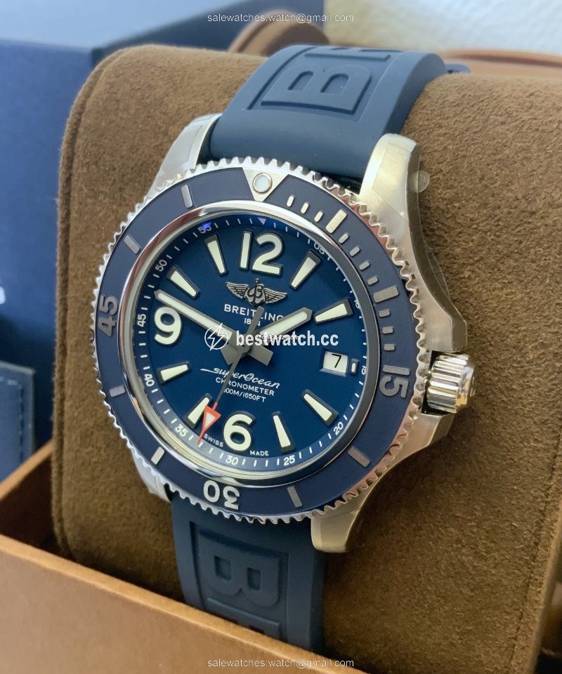 IMG_9085 Breitling Superocean 42 Mens watch Unisex Automatic Steel A17366D81C1S1 Replica 2