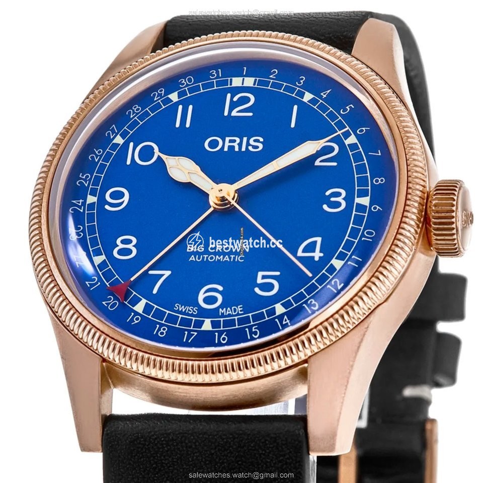 IMG_9085 Oris Big Crown Pointer Date Mens watch Unisex Automatic Bronze 01 754 7741 3185-SET Replica 2