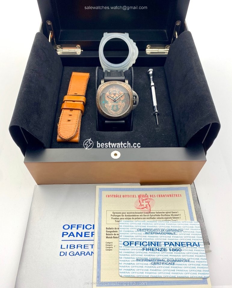 IMG_9085 Panerai Luminor Marina Mens watch Unisex Manual winding Steel PAM 00004 Replica 2