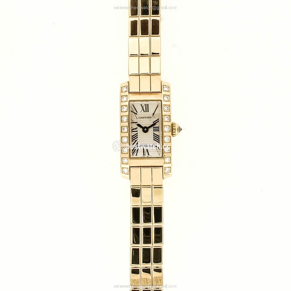 IMG_9085 Cartier Lanieres Womens watch Quartz Yellow gold 2562 Replica 2