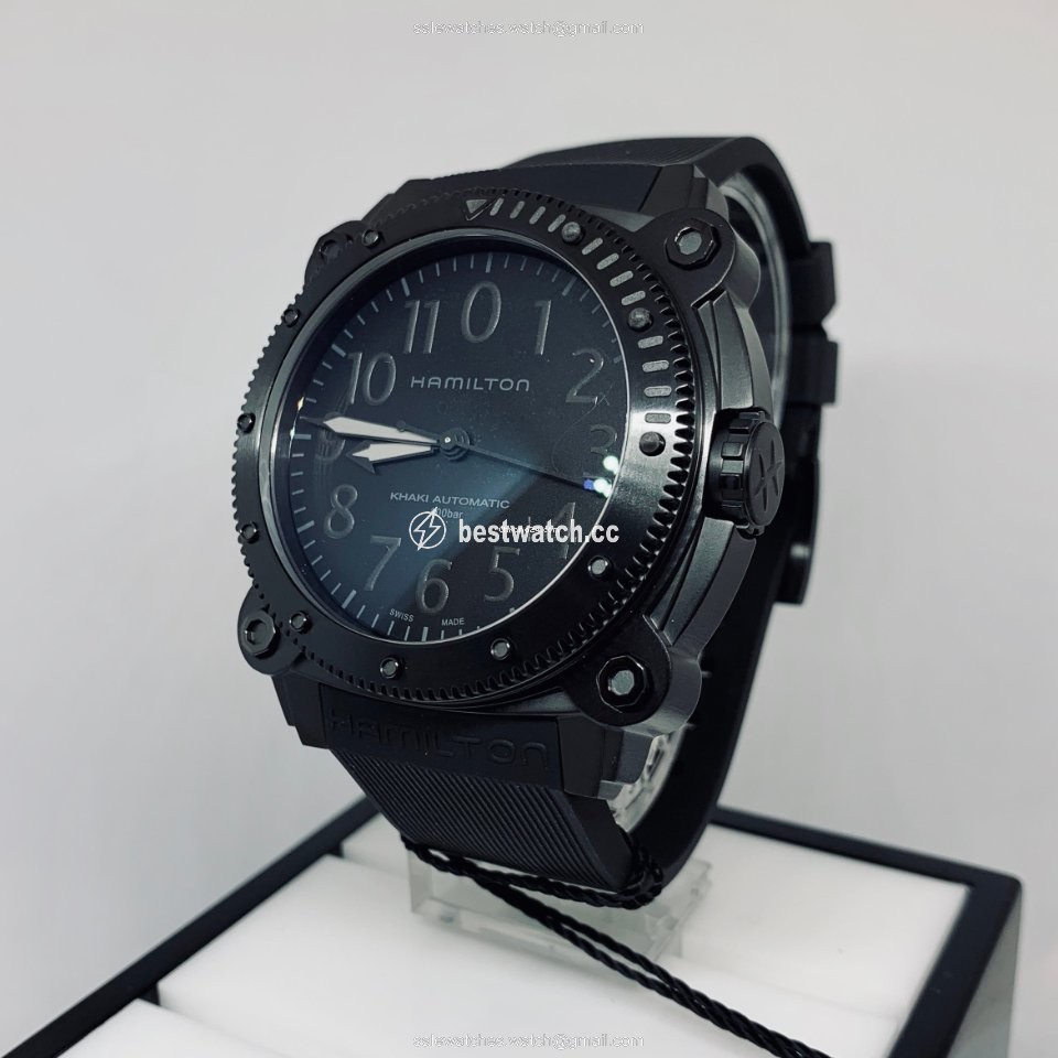 Hamilton Khaki Navy BeLOWZERO Mens watch Unisex Automatic Titanium H78505331 Replica 2