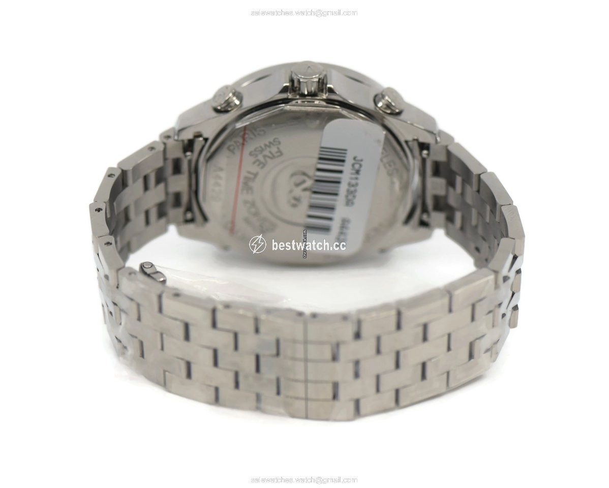IMG_9085 Jacob & Co. Five Time Zone Mens watch Unisex Quartz Steel JCM-133DA Replica 2