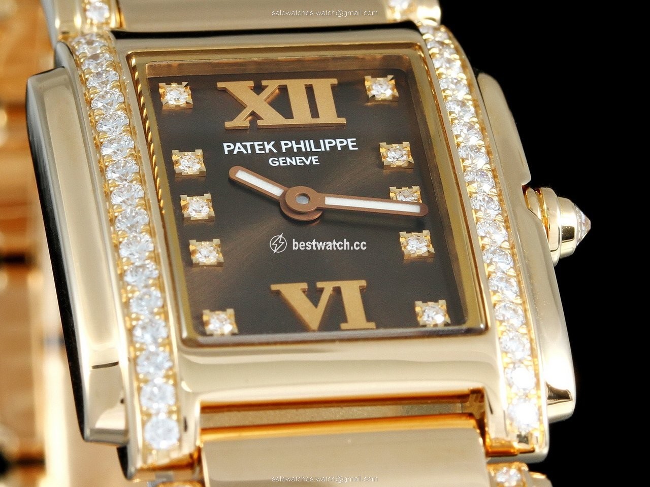 Patek Philippe Twenty~4 Mens watch Unisex Quartz Rose gold 4908 30R-010 Replica 2