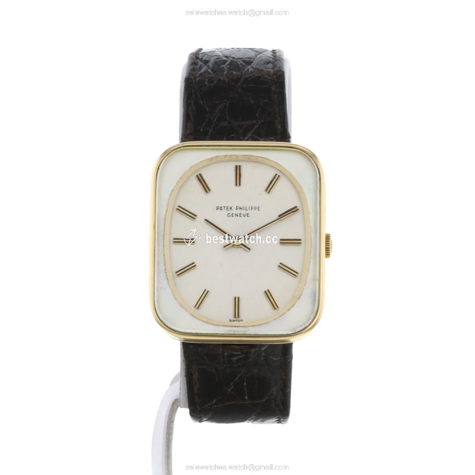 IMG_9085 Patek Philippe Golden Ellipse Mens watch Unisex Manual winding Yellow gold 3582 Replica 2
