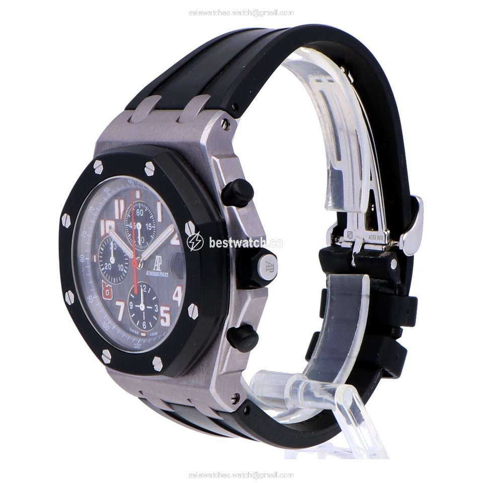 IMG_9085 Audemars Piguet Royal Oak Offshore Chronograph Mens watch Unisex Automatic Tantalum 26082TK.OO.D002CA.01 Replica 2