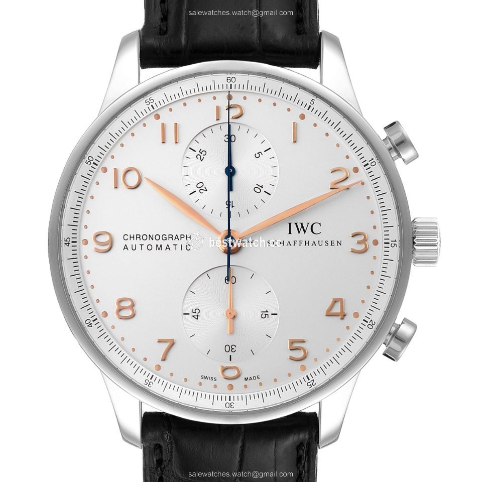 IMG_9085 IWC Portuguese Chronograph Mens watch Unisex Automatic Steel IW371445 Replica 2