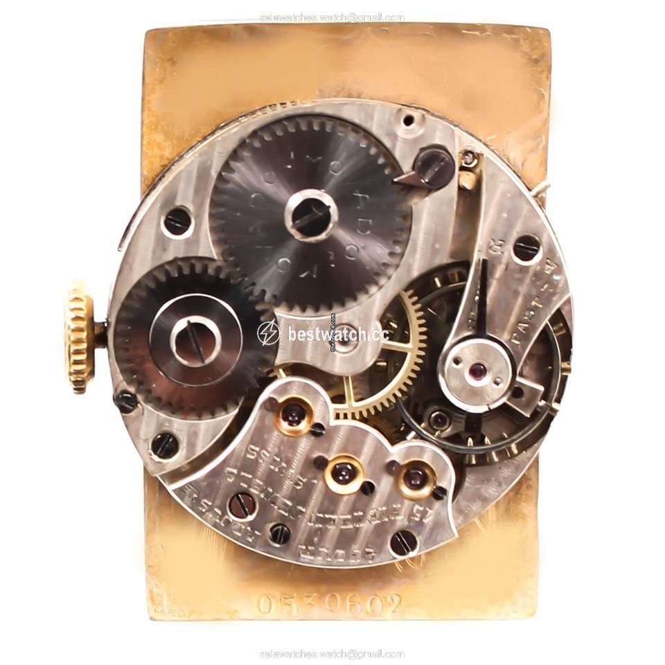 IMG_9085 Movado Mens watch Unisex Manual winding Yellow gold MOVADO VINTAGE 1920 Replica 2
