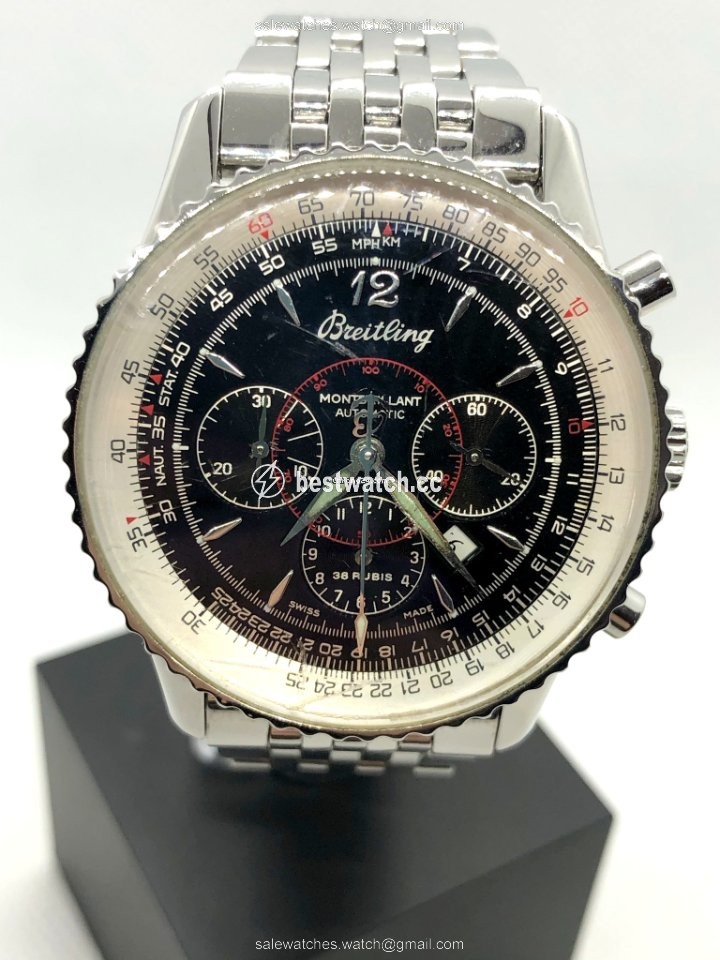 IMG_9085 Breitling Montbrillant Mens watch Unisex Automatic Steel A41030 Replica 2