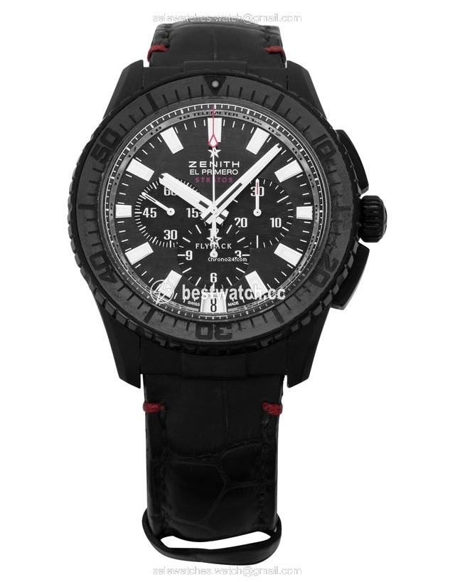 IMG_9085 Zenith El Primero Stratos Flyback Mens watch Unisex Automatic Titanium 24.2060.405 Replica 2