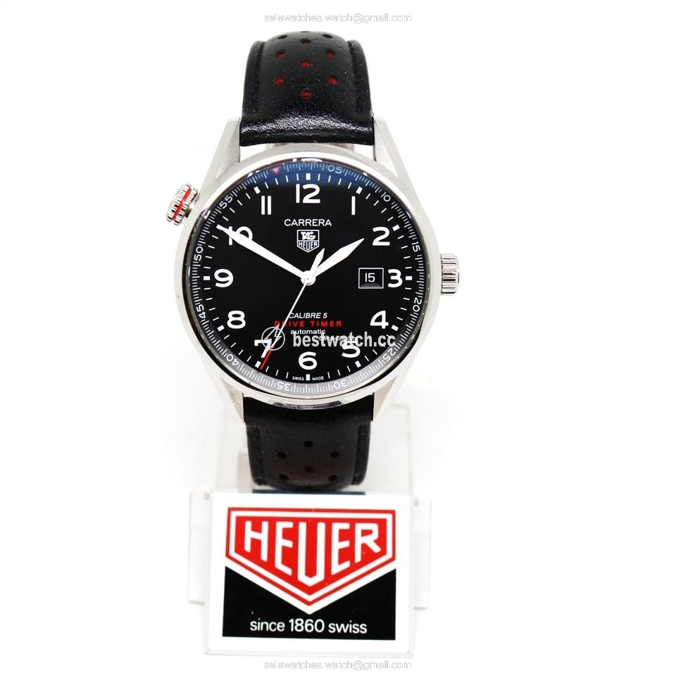 IMG_9085 TAG Heuer Carrera Calibre 5 Mens watch Unisex Steel WAR2A10.FC6337 Replica 2