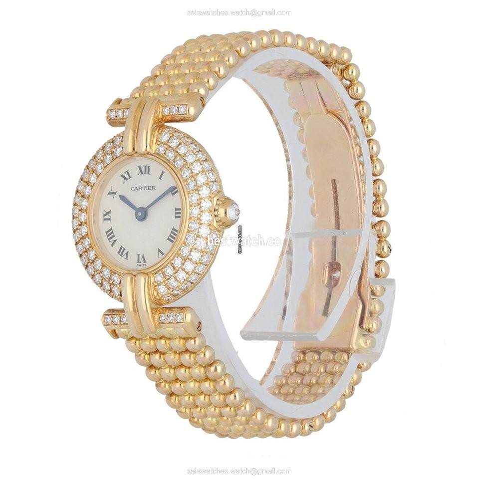 Cartier Womens watch Quartz Yellow gold 1980 Replica 2