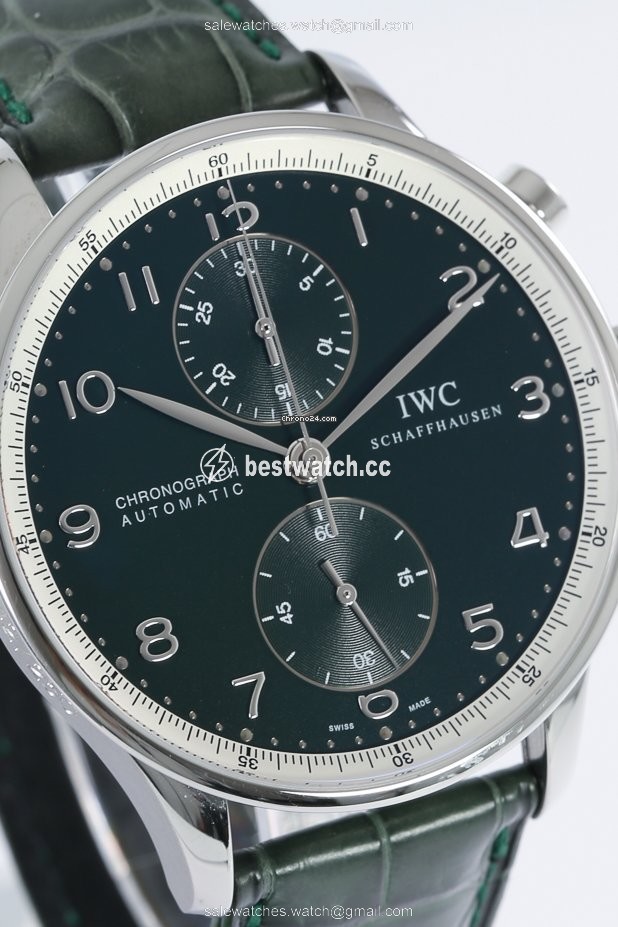 IMG_9085 IWC Portuguese Chronograph Mens watch Unisex Automatic Steel IW3714-30 Replica 2