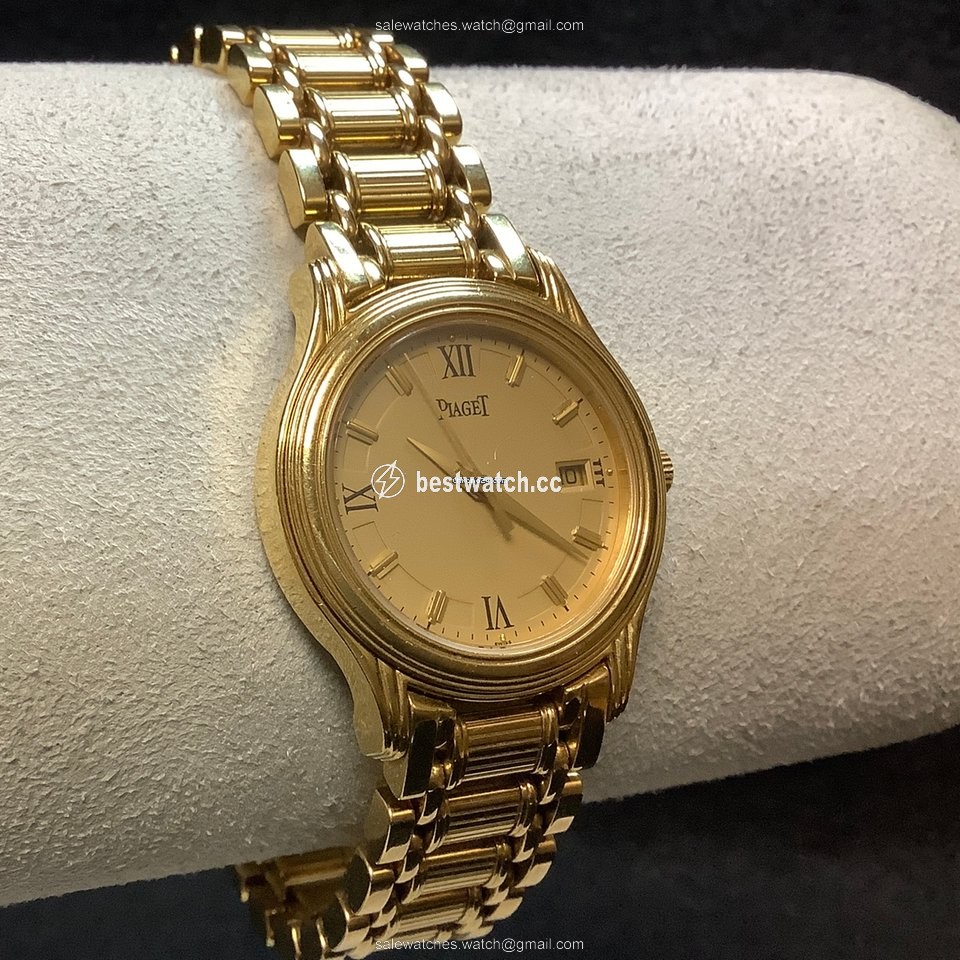 IMG_9085 Piaget Polo Womens watch Yellow gold 23001 M 501 D Replica 2