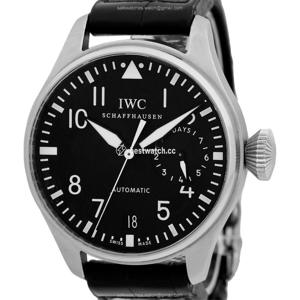 IMG_9085 IWC Pilot Double Chronograph Mens watch Unisex Automatic Steel IWIW377801 Replica 2