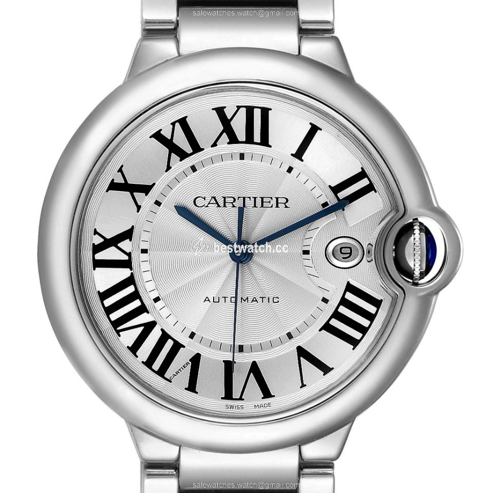IMG_9085 Cartier Ballon Bleu 42mm Mens watch Unisex Automatic Steel W69012Z4 Replica 2