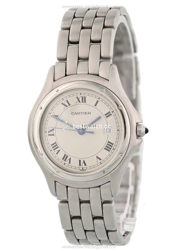 Cartier Cougar Womens watch Quartz Steel 987904 Replica 2